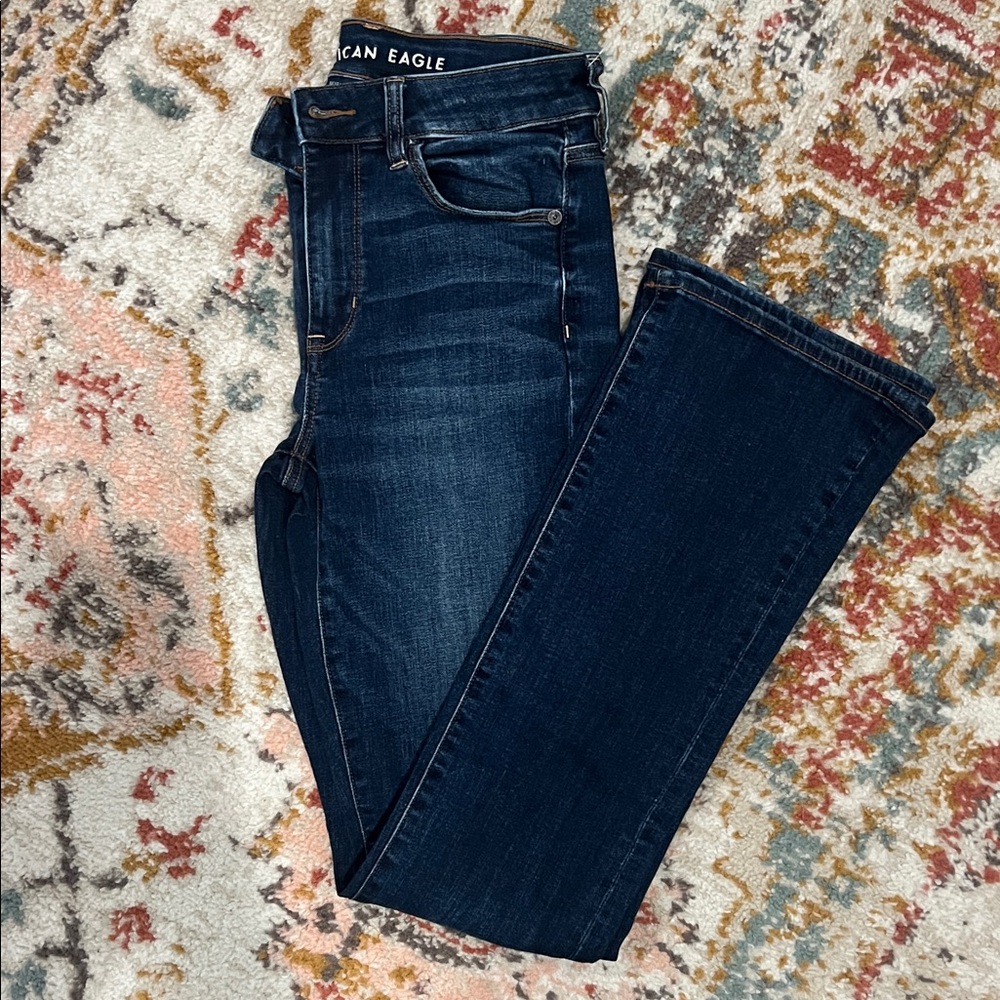 🦅 American Eagle High Rise Skinny Kick Jeans